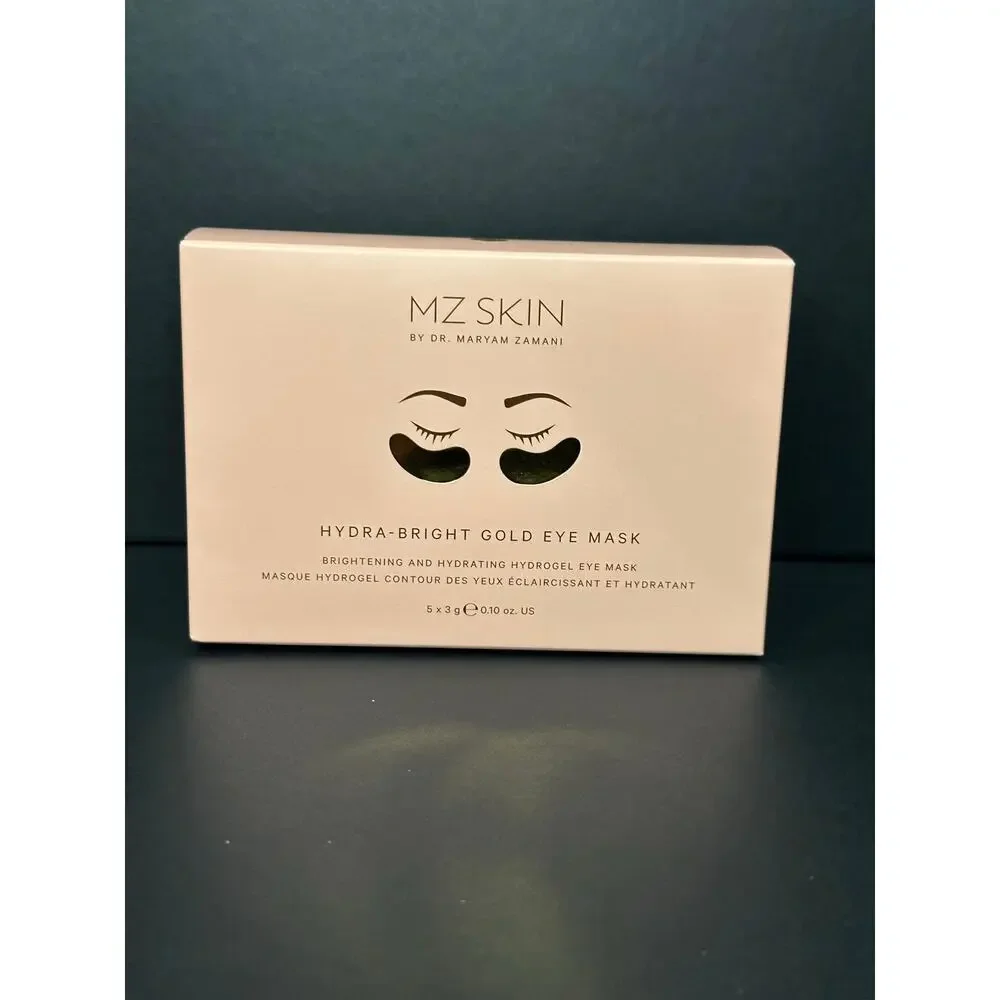MZ SKIN HYDRA-BRIGHT GOLD EYE MASK 5 Brightening & Hydrating Hydrogel Eye Masks - Picture 1 of 8